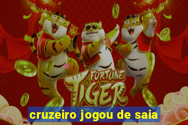 cruzeiro jogou de saia